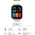 HiFuture Zone2 Bluetooth Calling Smart Watch, 1.96-inch AMOLED IPS Display, IP68 Waterproof, Health Monitoring & 100+ Sports Modes, up to 7 Days Battery Life - Silver